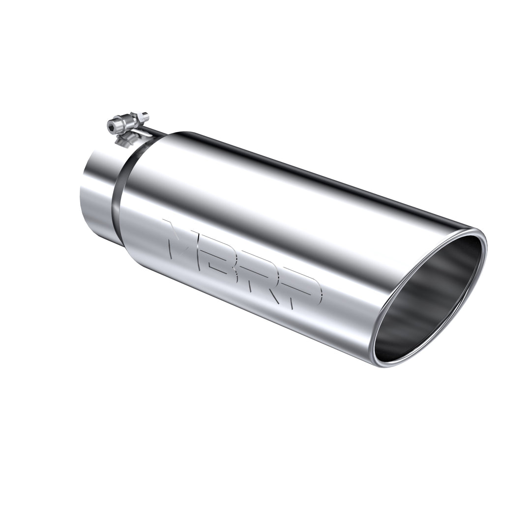 MBRP Exhaust Tip 6" O.D. Angled Rolled End 5" Inlet 18" Length T304 Stainless Steel T5125