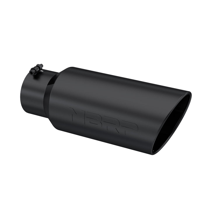MBRP Exhaust Tip 7" O.D. Rolled End 5" Inlet 18" Length Black Finish T5127BLK
