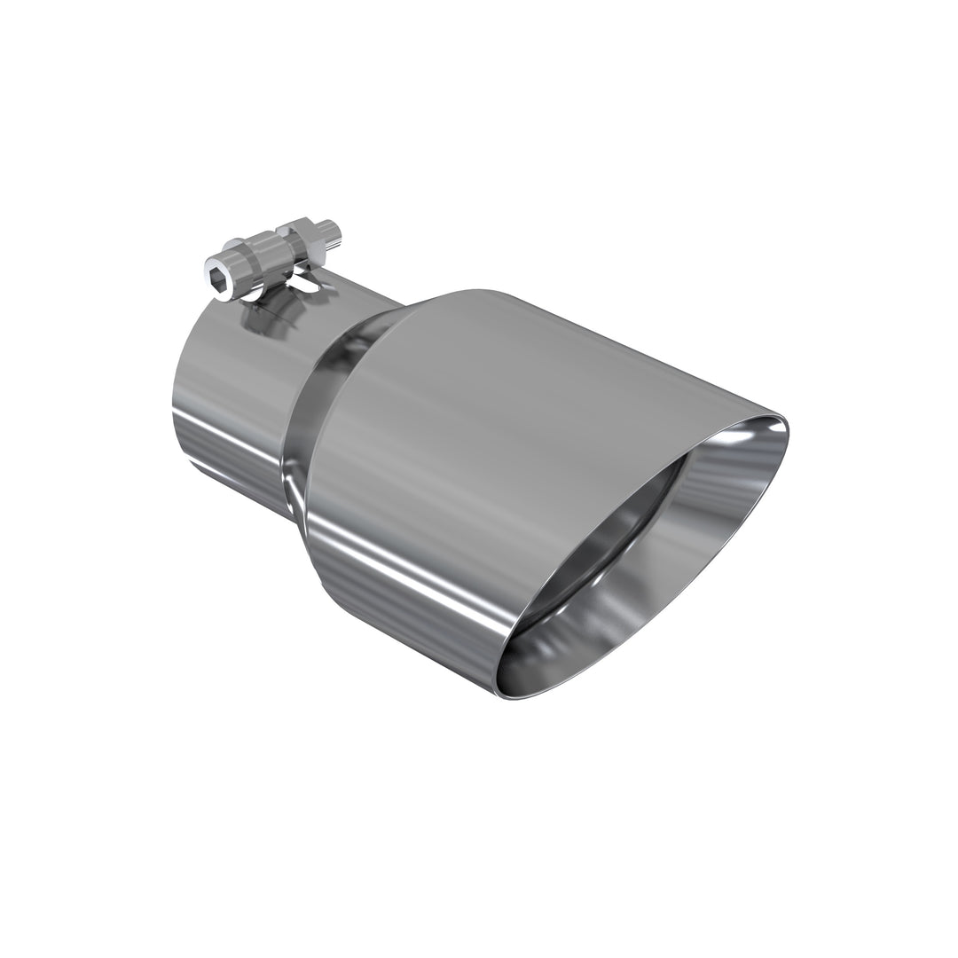 MBRP Exhaust Tip 4.5" O.D. Dual Wall Angled 3" Inlet 7.7" Length T304 Stainless Steel T5151