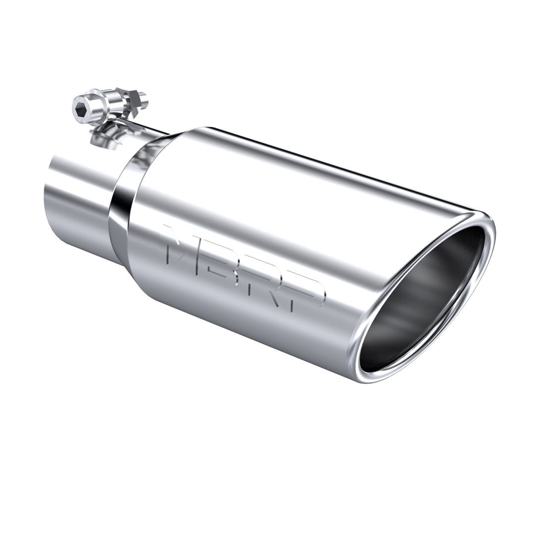 MBRP Universal 4" Angled Cut Rolled End Armor Pro Series Exhaust Tip T5155