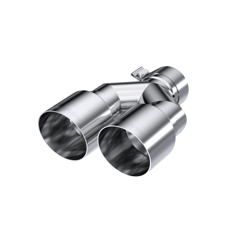 MBRP T304 Stainless Steel Tip 2.5" ID Dual 3.5" OD Out 9.5" Length Single Wall T5170