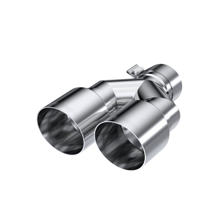 MBRP T304 Stainless Steel Tip 2.5" ID Dual 3.5" OD Out 9.5" Length Single Wall T5170