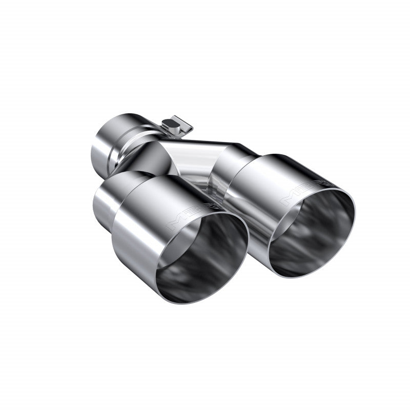 MBRP T304 Stainless Steel Tip 2.5" ID Dual 3.5" OD Out 9.5" Length Dual Wall T5171