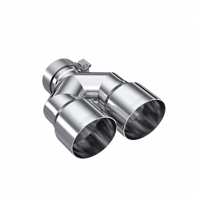 MBRP T304 Stainless Steel Tip 3.0" ID 4.0" OD Dual Out 9.87" Length Dual Wall T5183