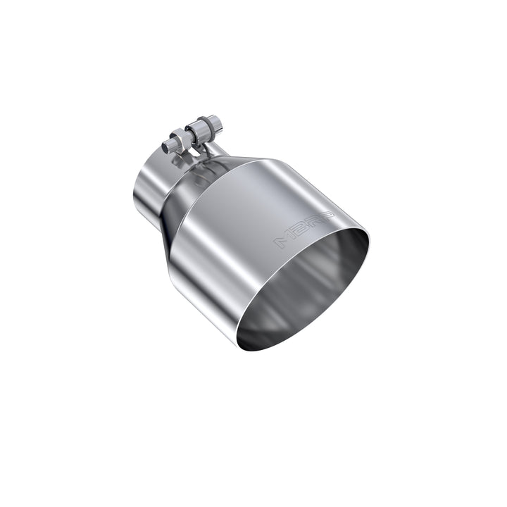 MBRP T304 Stainless Steel Tip 3" ID 5" OD Out 6.5" Length Angle Cut Single Wall T5184