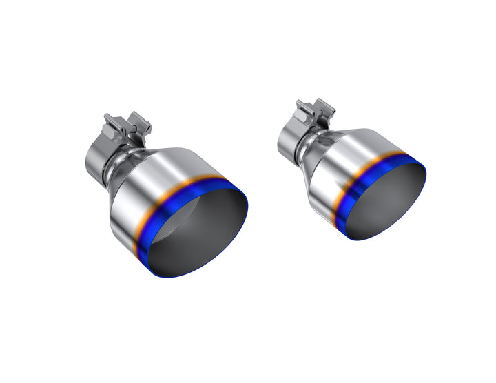 MBRP 2017-Up Subaru/ Toyota BRZ/GR86 Burnt End 5" OD Tip Sold In Pairs T5202BE