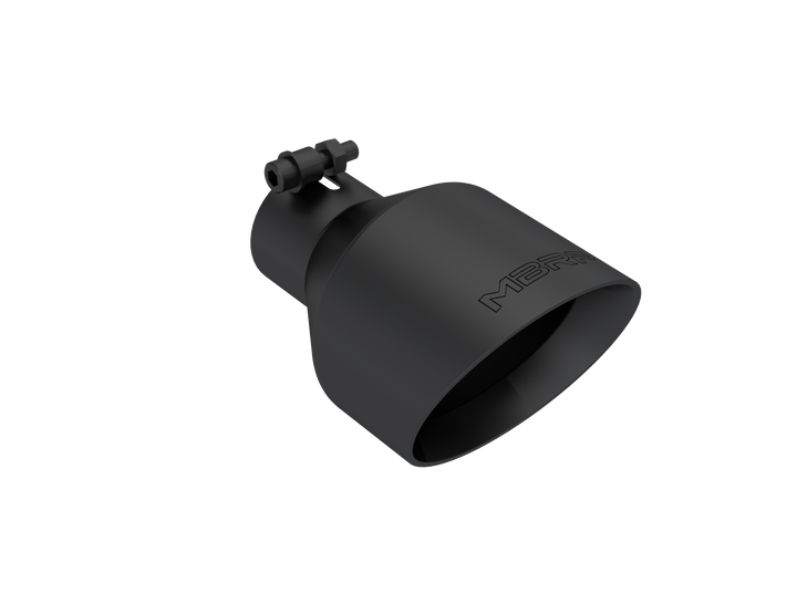 MBRP Universal Black Tip, 2.5" ID, 5" OD Angle Cut Dual Wall T5203BLK