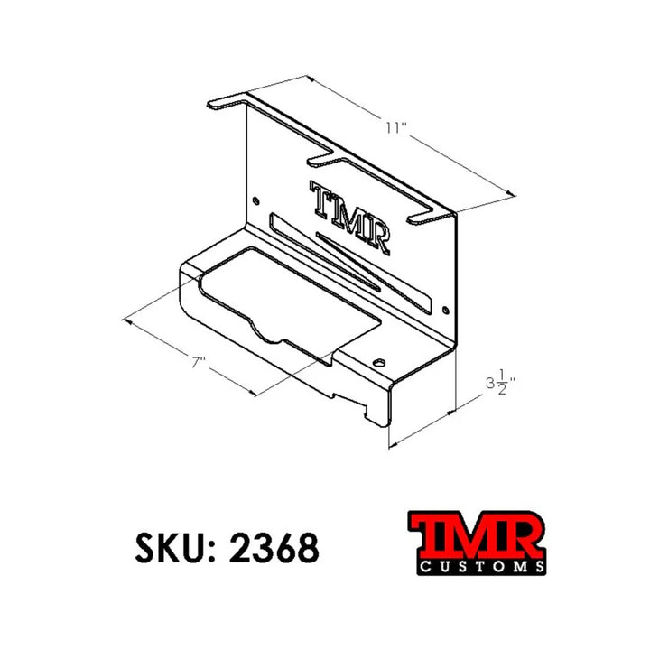 TMR Angle Grinder & Abrasive Organizer - SINGLE - Skinny Pedal Racing