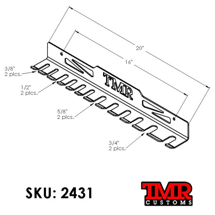 TMR Pry Bar Organizer Rack - Skinny Pedal Racing