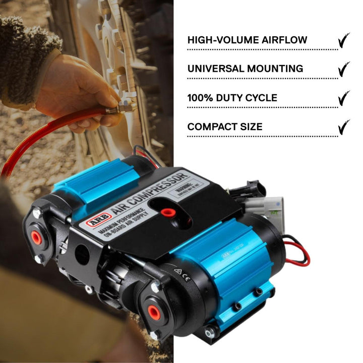 ARB Twin Motor Onboard 12V Air Compressor CKMTA12 