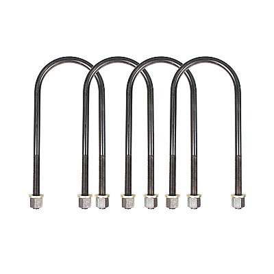 Complete HD E-Coated UNF U-Bolt Kits - 4.00" Axle Tube UB-4000 Synergy MFG | SKU UB-4000