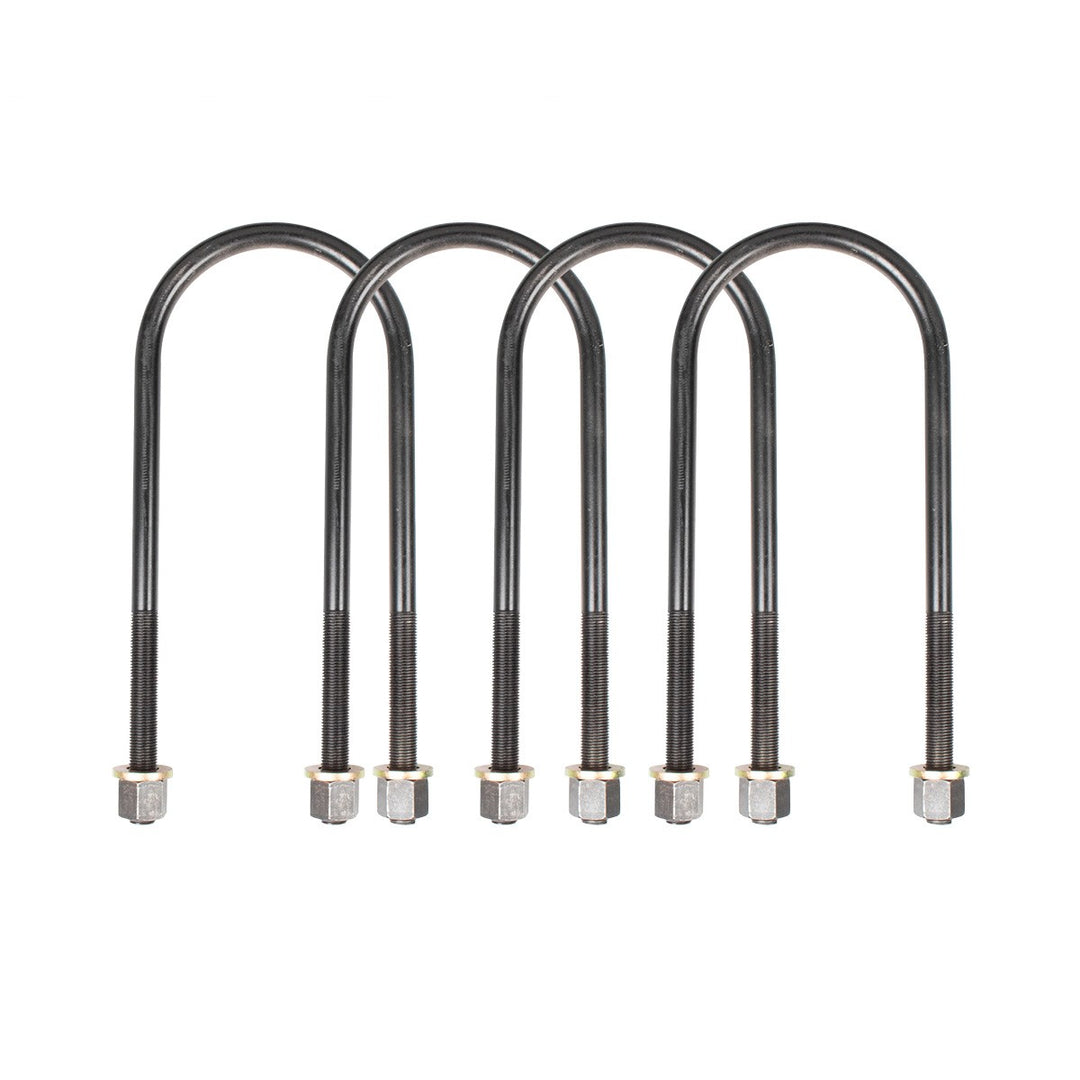 Complete HD E-Coated UNF U-Bolt Kits - 4.25" Axle Tube UB-4250 Synergy MFG | SKU UB-4250
