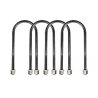 Complete HD E-Coated UNF U-Bolt Kits - 4.25" Axle Tube UB-4250 Synergy MFG | SKU UB-4250