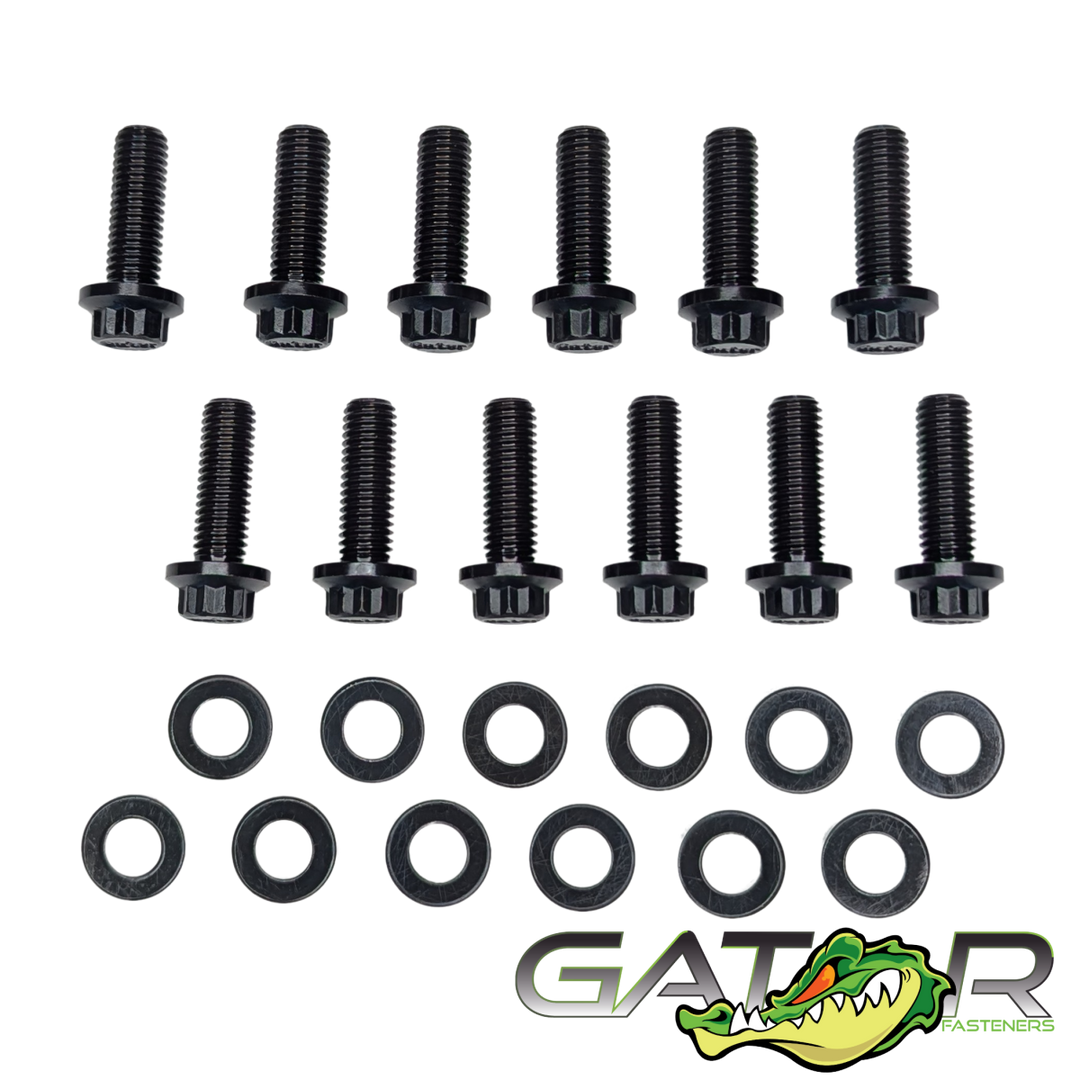 Heavy Duty Up-Pipe Bolt Kit for 2001-2016 Silverado/Sierra 2500/3500 HD 6.6L Duramax Diesel Gator Fasteners | SKU UPBK66-JDZH