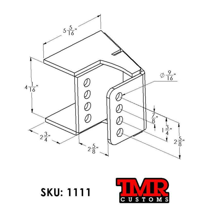 TMR Customs Universal Upper Link Frame Mount