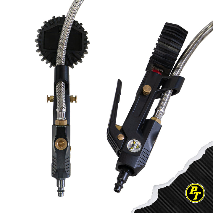 Big Kahuna Digital - Ventoso™ RED Tire Inflator with Gauge, 6 ft. Hose, and Quick-Switch Chucks