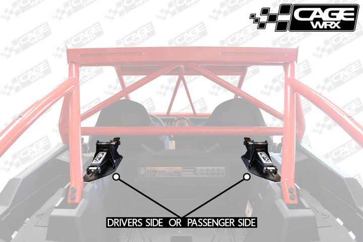 Cagewrx Tire Jack & Mount - XP 1000 / XP Turbo / Turbo S (2014-2023) | image 3