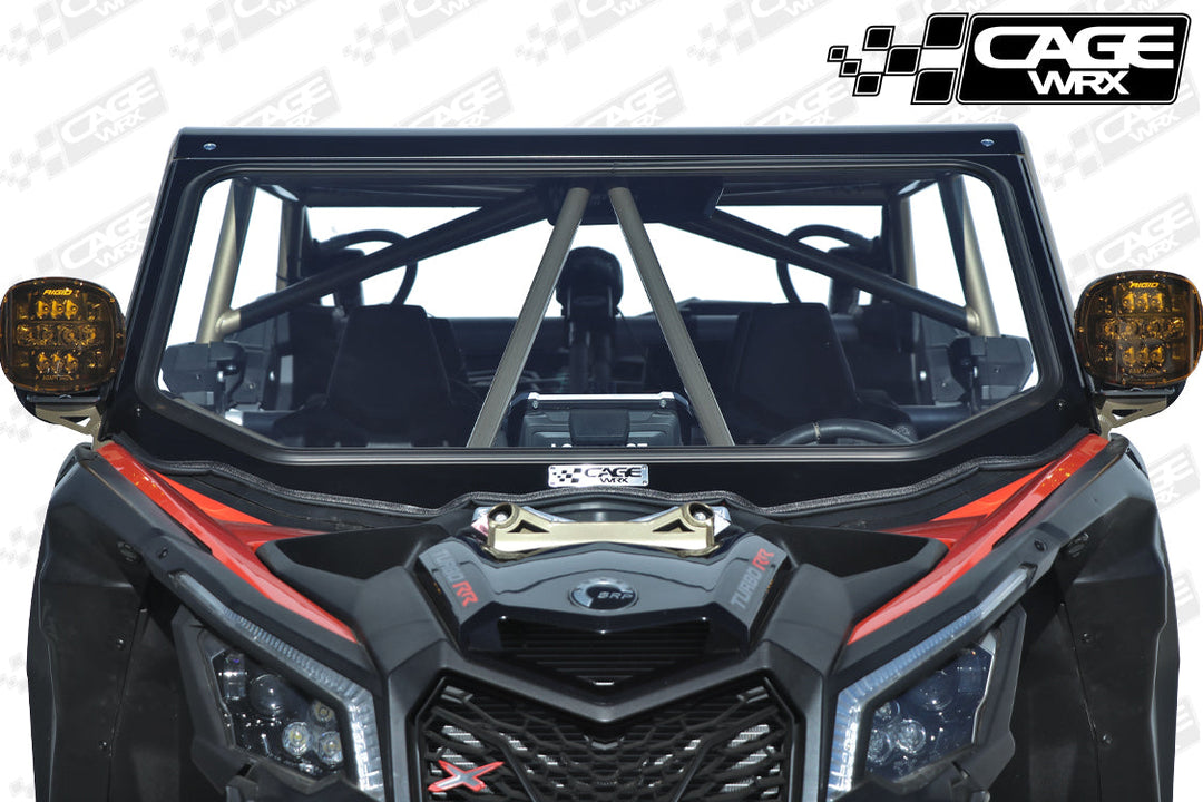 Cagewrx Can-Am X3 Glass Windshield Super Shorty GEN 2 & Baja Spec | image 2
