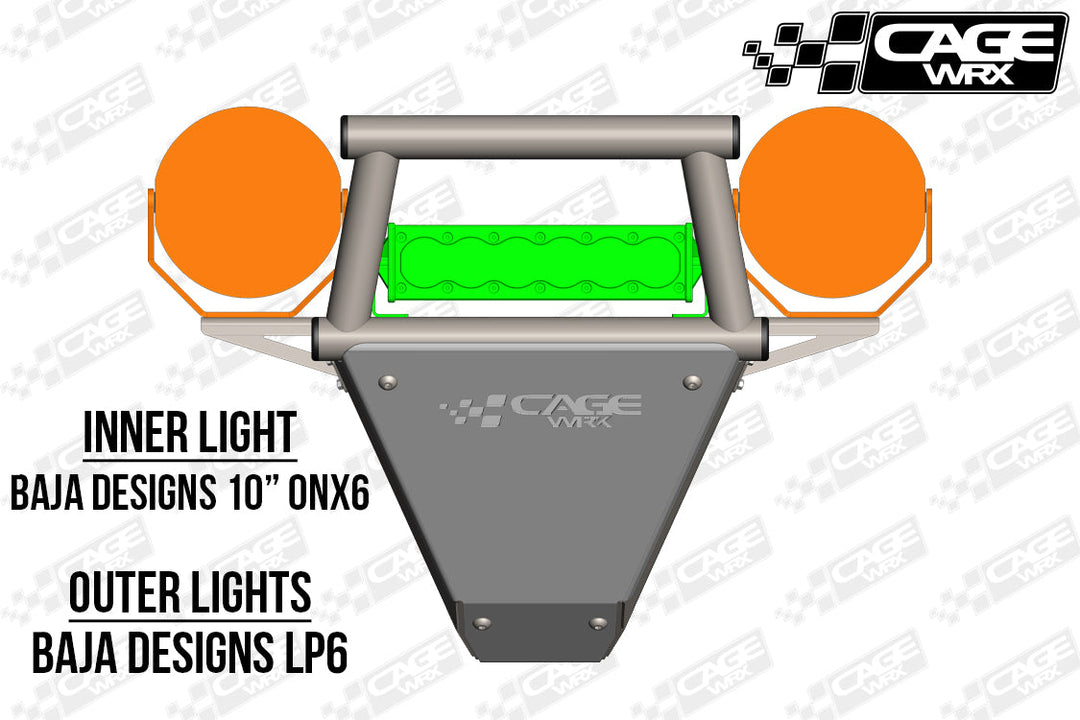 Cagewrx Polaris RZR Turbo S Front Bumper Assembled | image 14