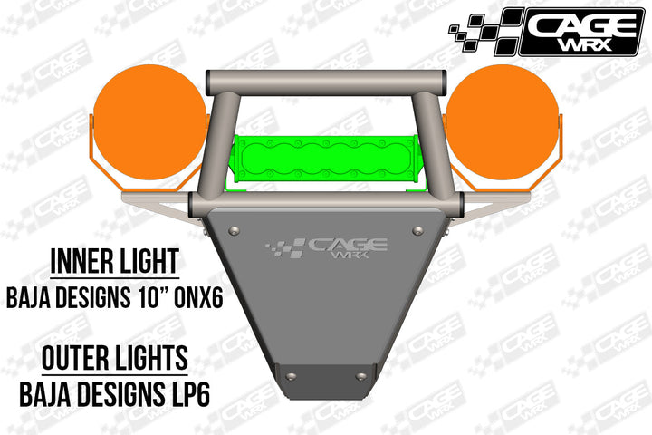 Cagewrx Polaris RZR Turbo S Front Bumper Assembled | image 14