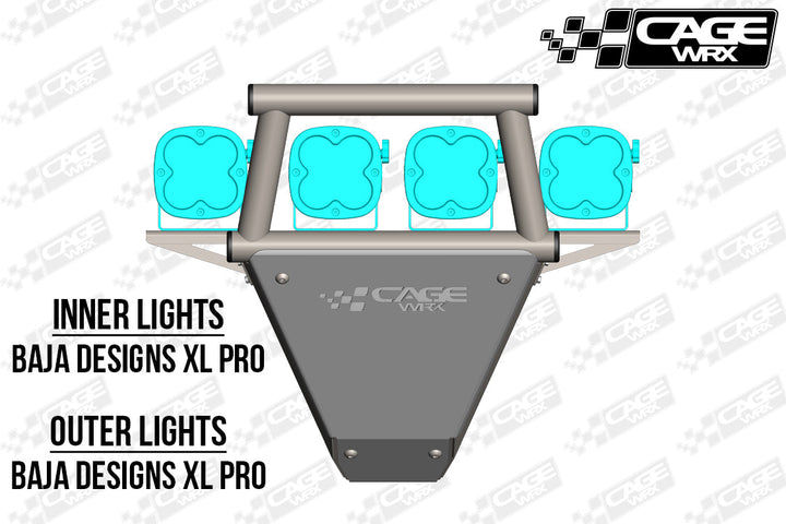 Cagewrx Polaris RZR Turbo S Front Bumper Assembled | image 20