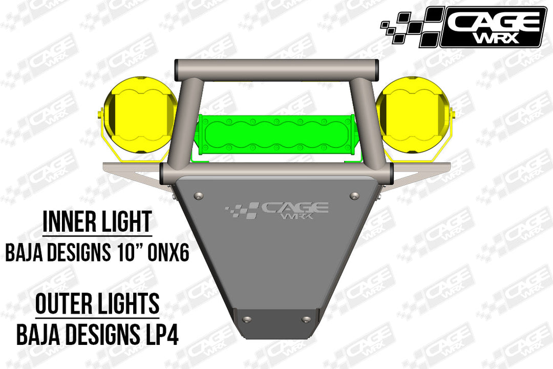 Cagewrx Polaris RZR Turbo S Front Bumper Assembled | image 23
