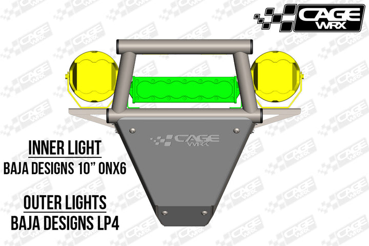Cagewrx Polaris RZR Turbo S Front Bumper Assembled | image 23