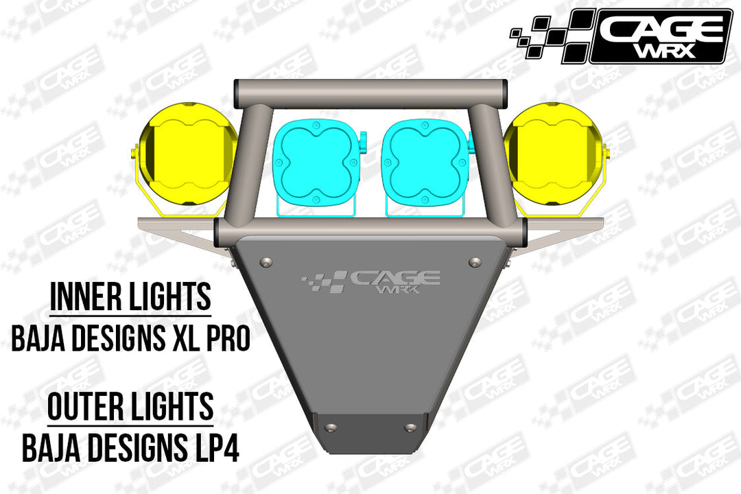 Cagewrx Polaris RZR Turbo S Front Bumper Assembled | image 24