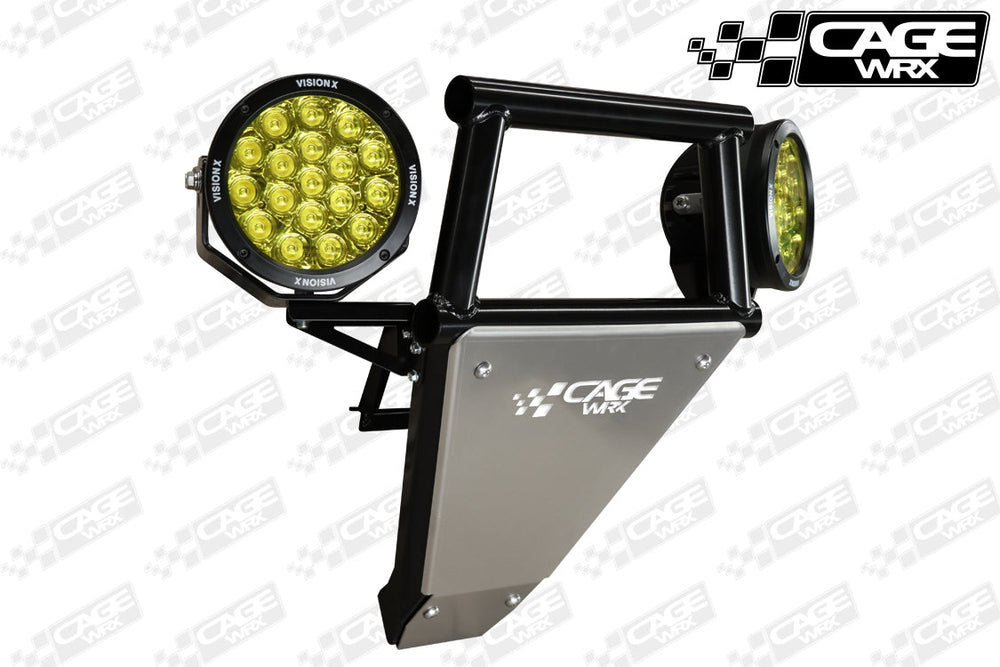 Cagewrx Polaris RZR XP 1000 / XP Turbo Outer Light Tabs for Front Bumper | image 2