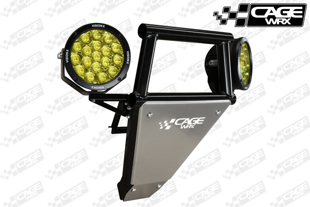 Cagewrx Polaris RZR XP 1000 / XP Turbo Outer Light Tabs for Front Bumper | image 2