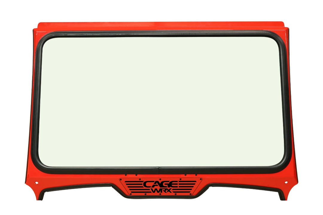 Cagewrx Polaris RZR XP (2019-2023/Turbo S) Glass Windshield Super Shorty