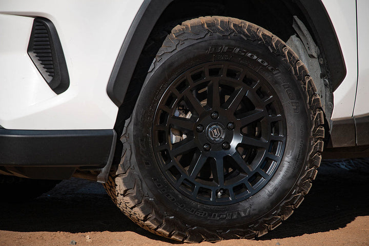 ICON Alloys Journey Satin Black 17x8 5x4.5 38mm Offset 6" BS (7117806560SB)