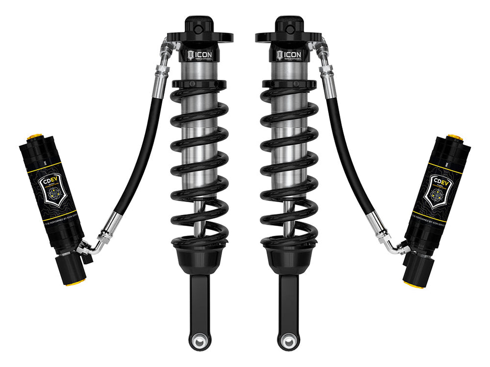 ICON 2005-2023 Toyota Tacoma 0-3.5"/0-2.75" Lift Front VS 2.5 Coilovers Ext Travel Remote Res w/CDEV Pair
