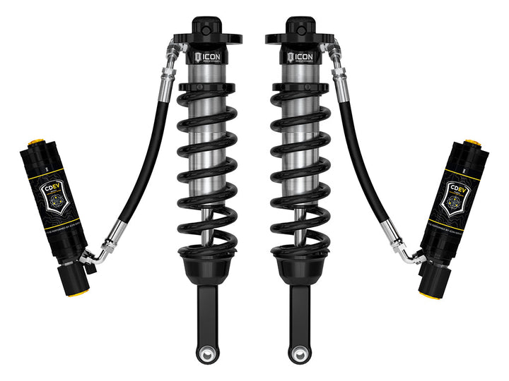 ICON 2005-2023 Toyota Tacoma 0-3.5"/0-2.75" Lift Front VS 2.5 Coilovers Ext Travel Remote Res w/CDEV Pair