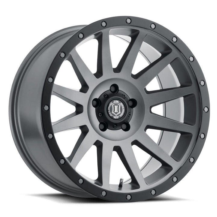 ICON Alloys Compression Titanium 20x10 5x5 -12mm Offset 5" BS (2020107350TT)