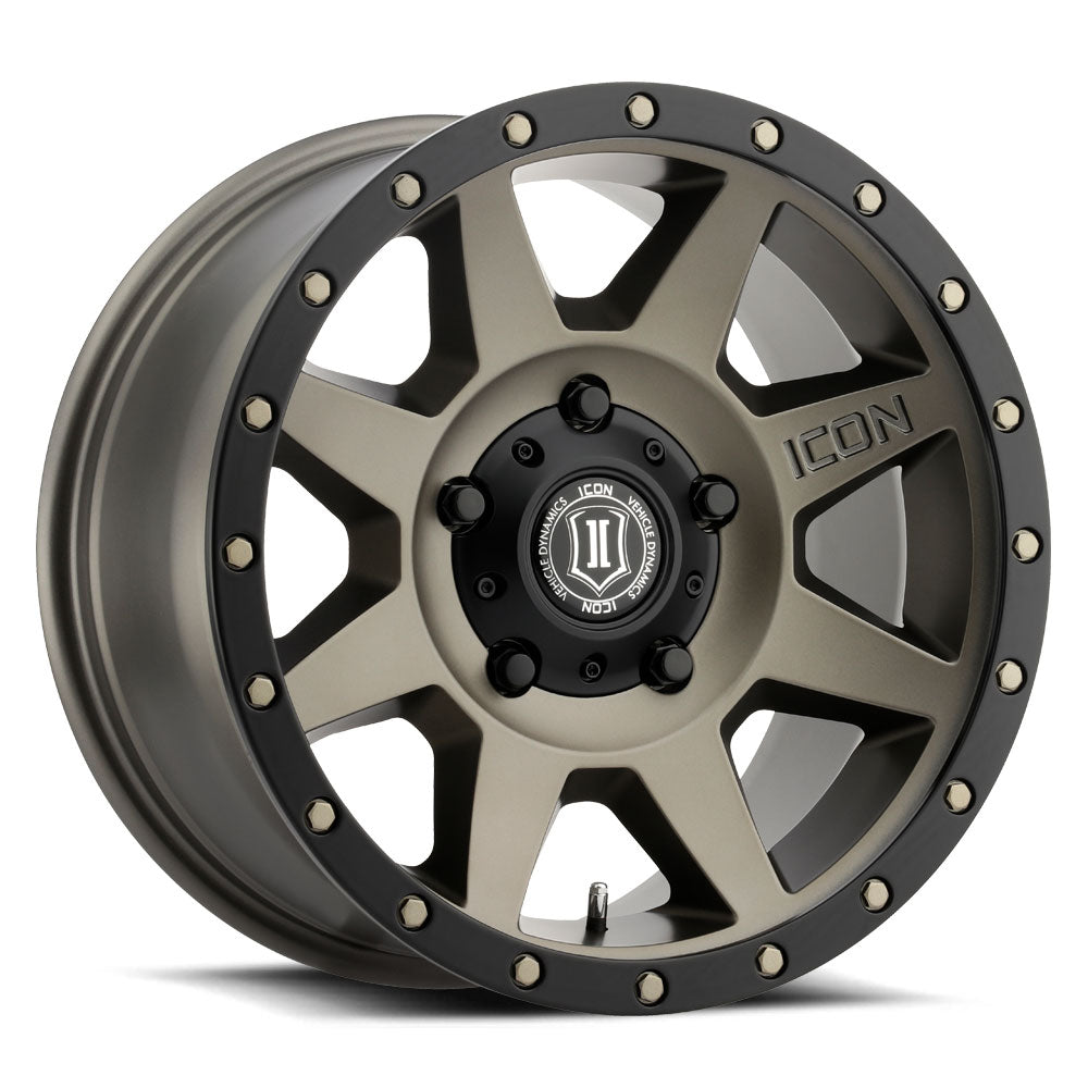 ICON Alloys Rebound Bronze 18x9 5x150 25mm Offset 6" BS (1818905560BR)