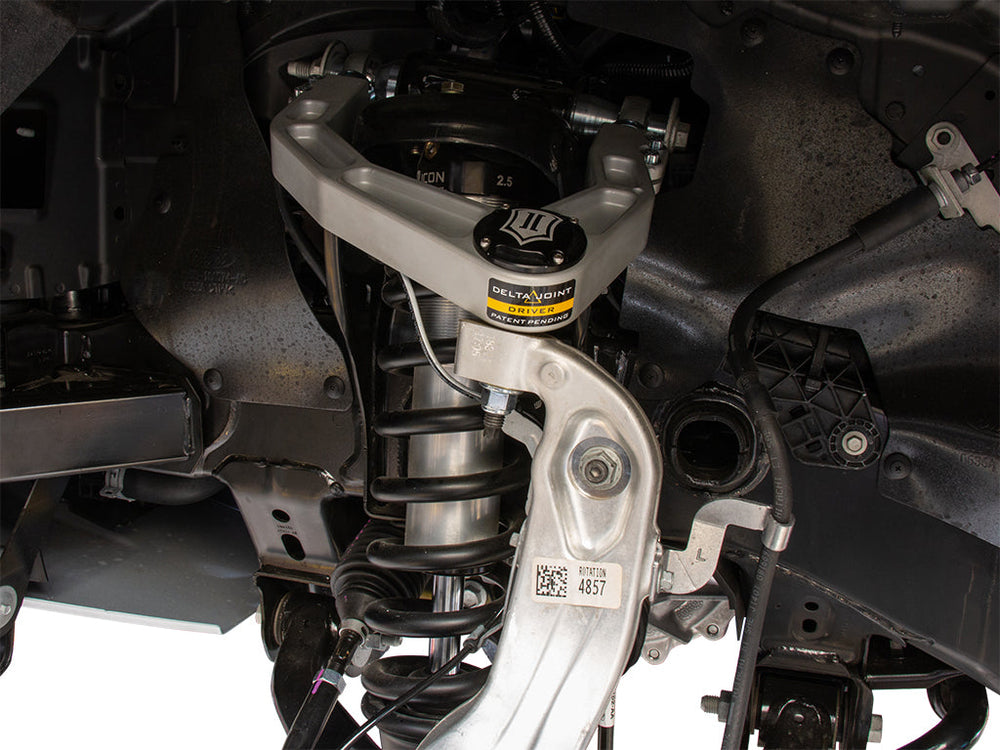 ICON 2019-2021 Ford Ranger Billet Upper Control Arm/Delta Joint Kit Al Knuckle (98520DJ)