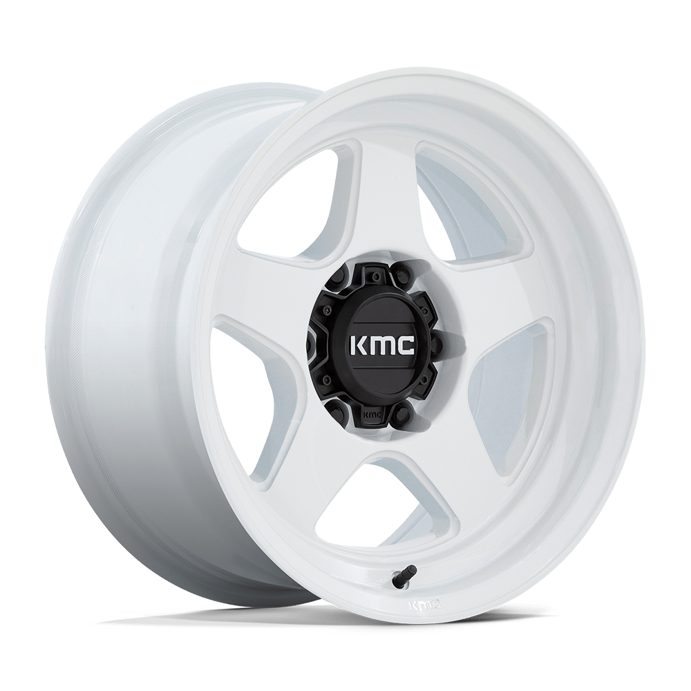 KMC KM728 Lobo Wheel - Gloss White