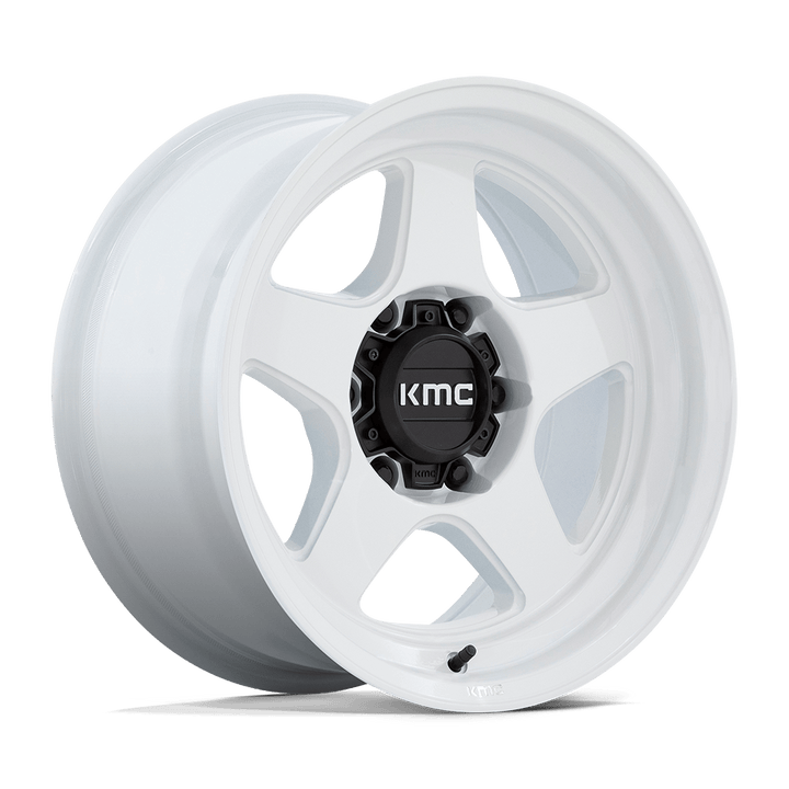 KMC KM728 Lobo Wheel - Gloss White