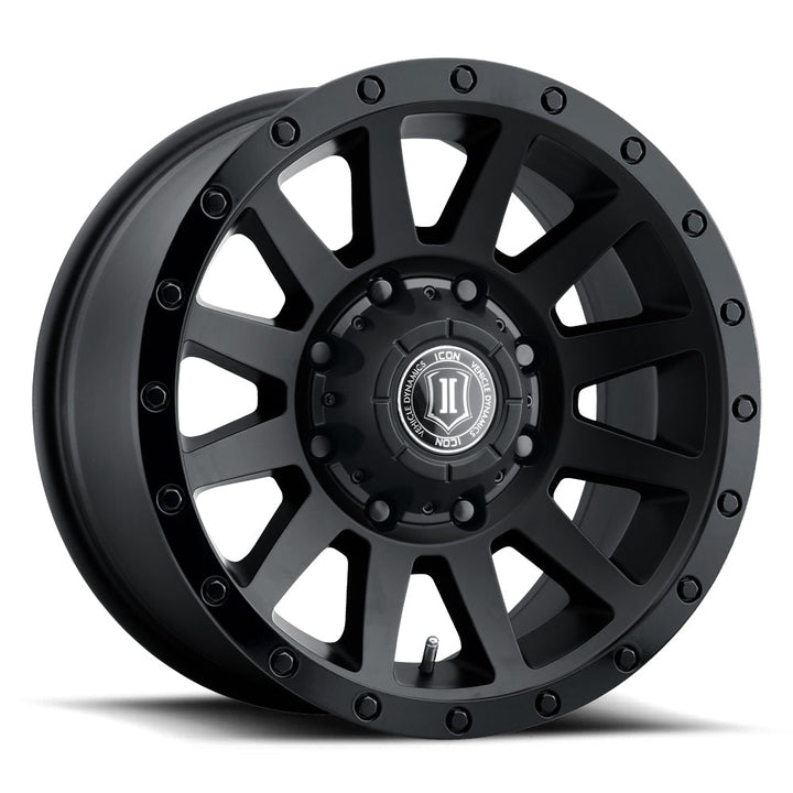 ICON Alloys Compression HD Double Black 18x9 8x180 12mm Offset 5.5" BS (2018908955DB)