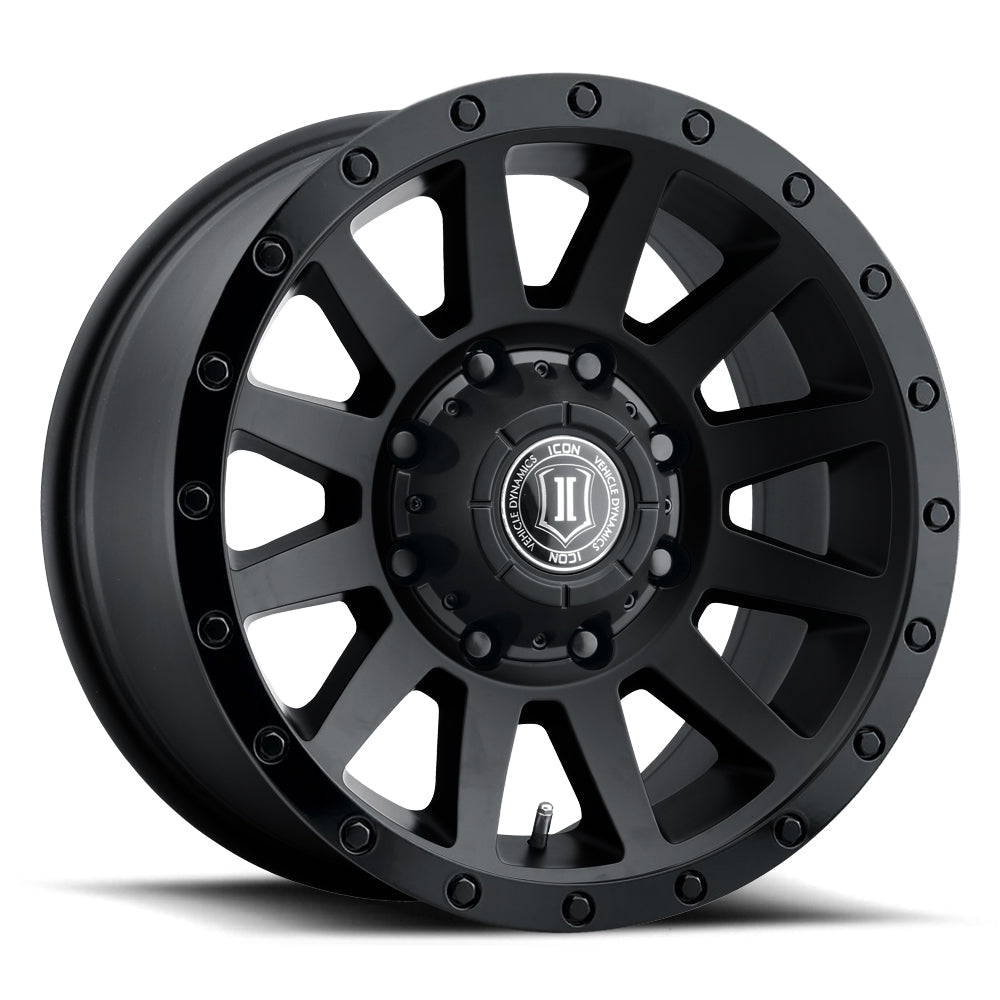 ICON Alloys Compression HD Double Black 18x9 8x170 6mm Offset 5.25" BS (2018908152DB)