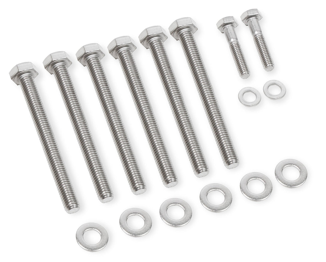 Mr. Gasket Water Pump Bolt Set - Stainless Steel | SKU 60930G