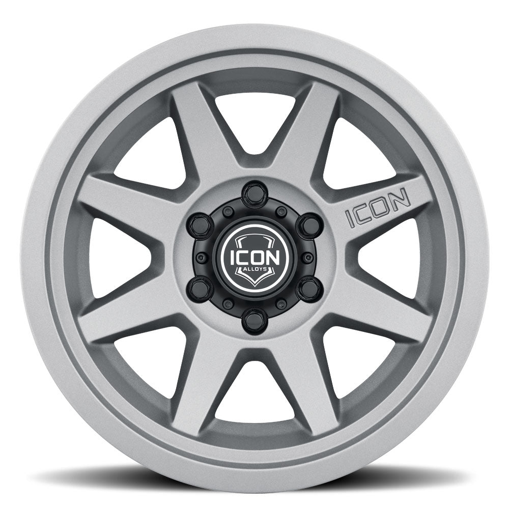 ICON Alloys Rebound SLX Charcoal 17x8.5 6x5.5 25mm Offset 5.75" BS (1917859057CH)