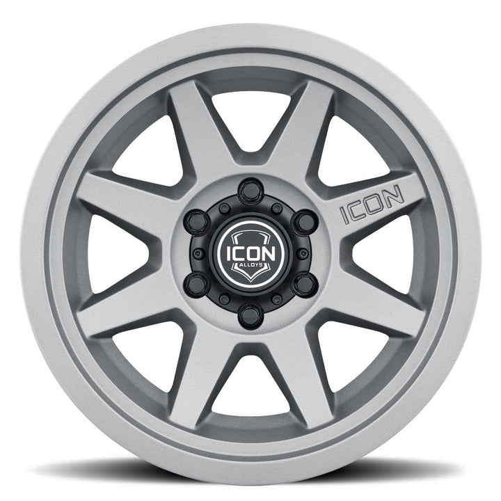 ICON Alloys Rebound SLX Charcoal 17x8.5 6x5.5 25mm Offset 5.75" BS (1917859057CH)