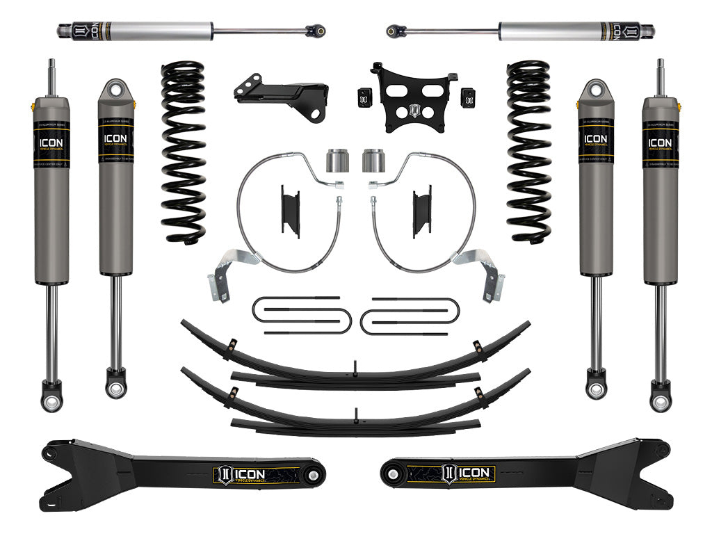 ICON 2023-2026 Ford F-250/350 Super Duty 4WD Gas 4.5" Lift Stage 3 Suspension w/Radius Arms & Expansion Packs
