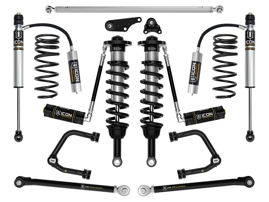 ICON 2025-2026 Toyota 4Runner 4WD 1.25-3" Lift Stage 4 Suspension System Tubular (K53404T)