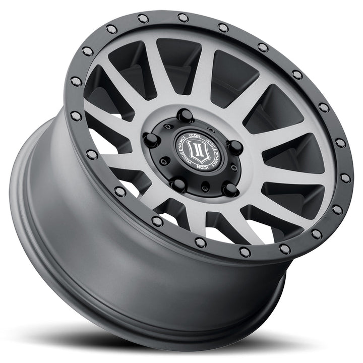 ICON Alloys Compression Titanium 17x8.5 5x150 25mm Offset 5.75" BS (2017855557TT)