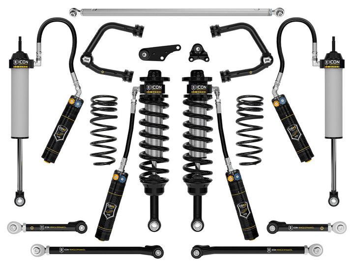 ICON 2025-2026 Toyota 4Runner 4WD Hybrid 2.25-3" Lift Stage 2 3.0 Suspension w/CDXS Tubular