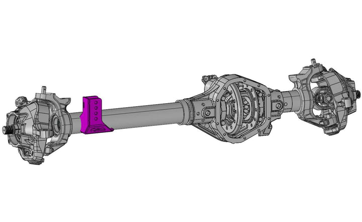 TMR Customs Adjustable Track Bar Bracket - Axle Mount
