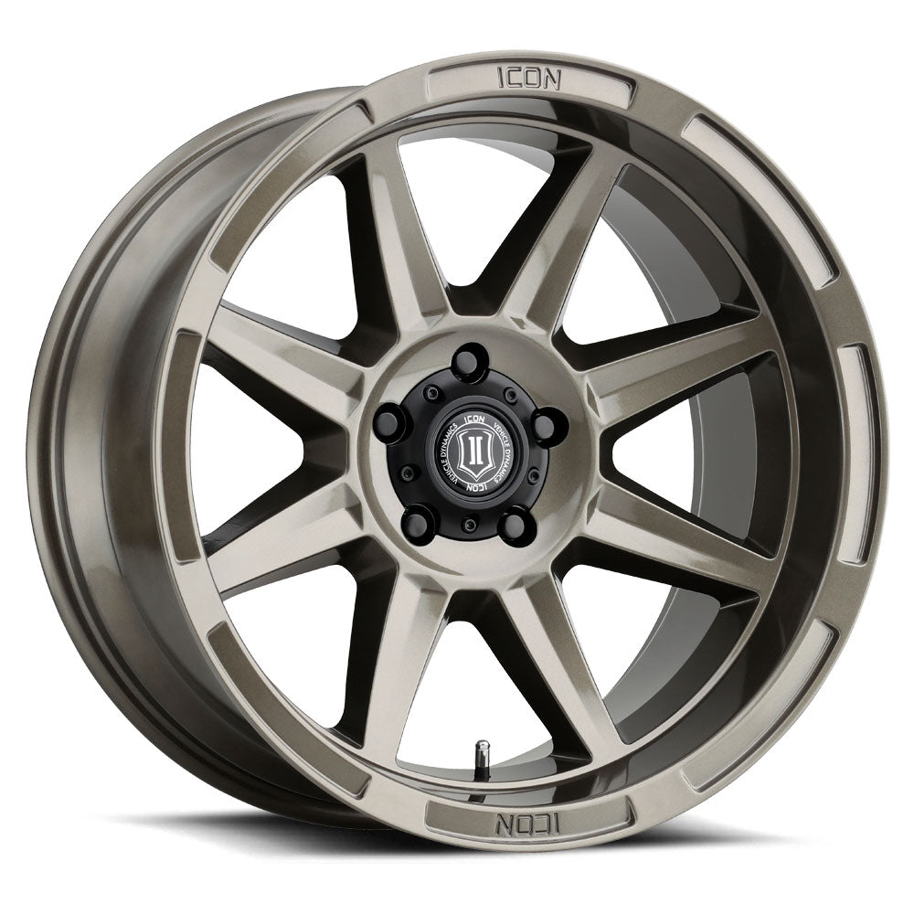 ICON Alloys Bandit Gloss Bronze 20x10 6x135 -24mm Offset 4.5" BS (6020106345BG)